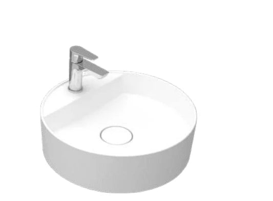 حوض فوق سطح أفقى تايتن  بفتحة للخلاط مقاس 48 سم من ساني بيور